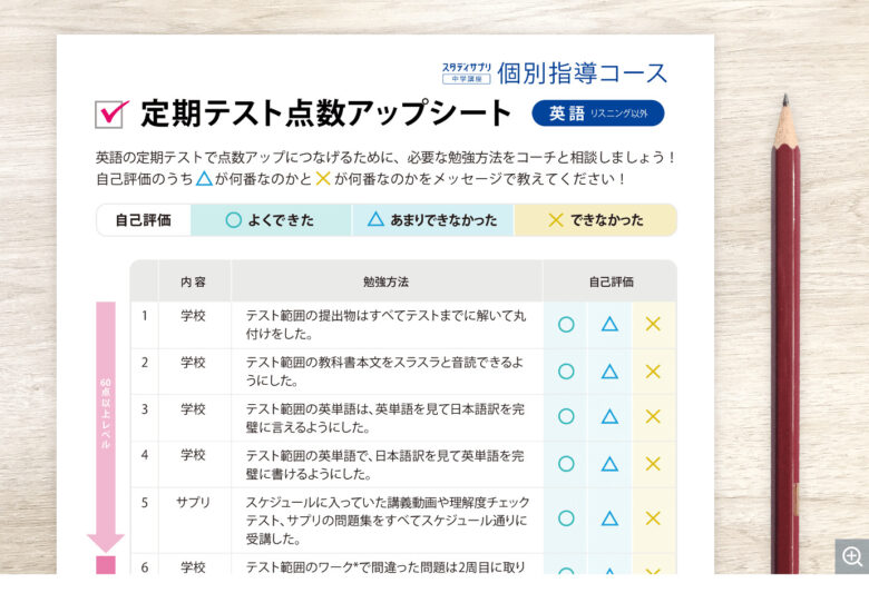 定期テストのサポート